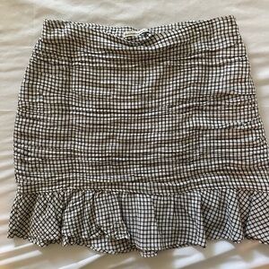 Abercrombie Ruched Mini Skirt